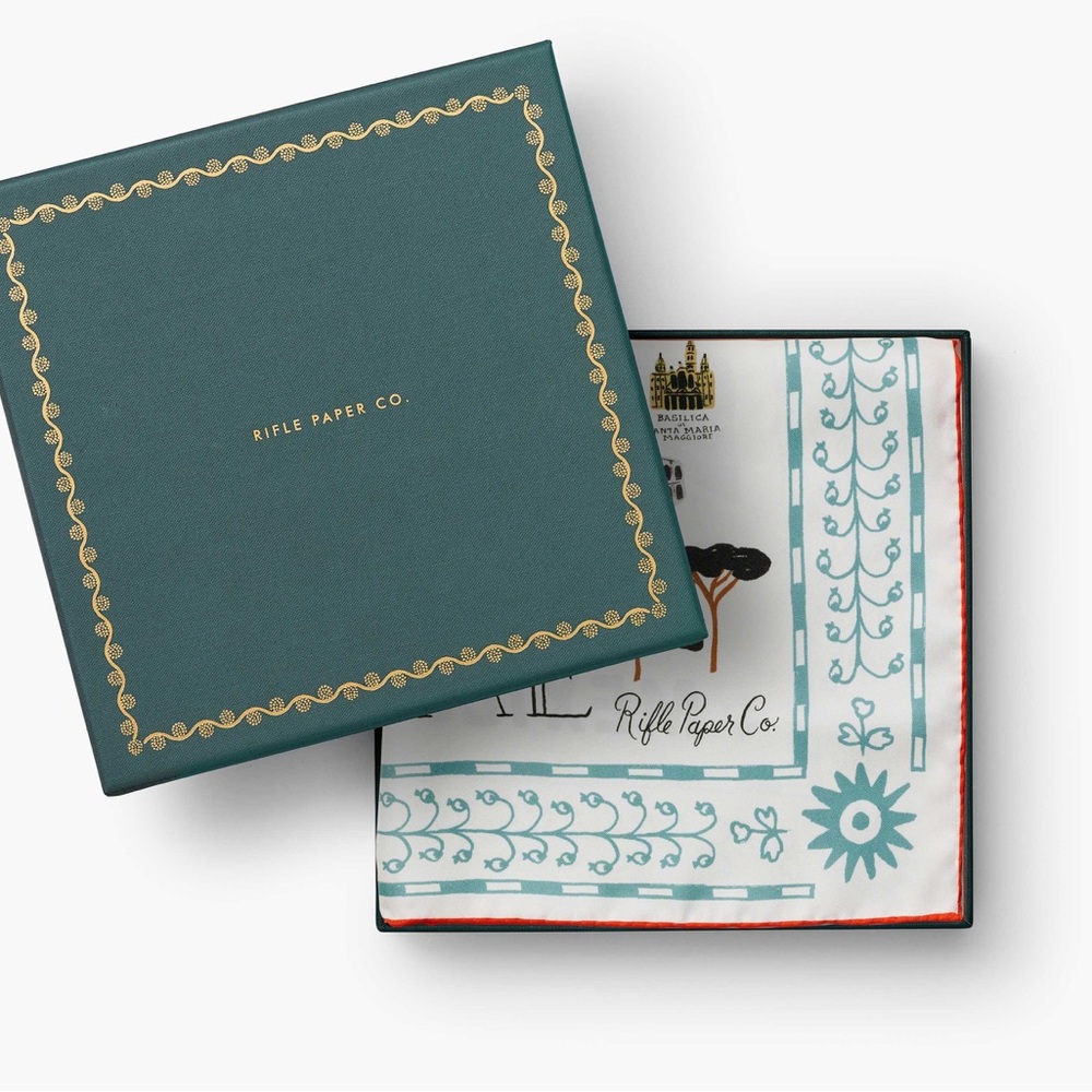 Rifle Paper Co. Bon Voyage Silk Scarf